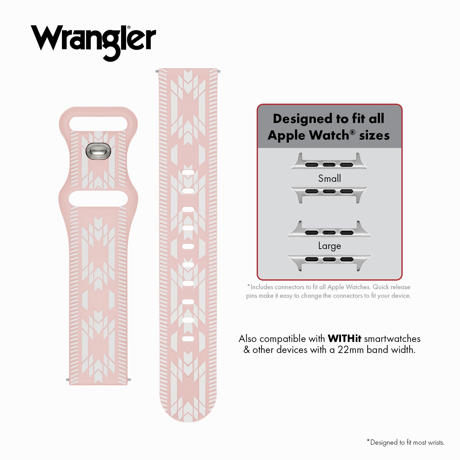 Wrangler® "Aztec Trail" Silicone Band For Apple Watch®