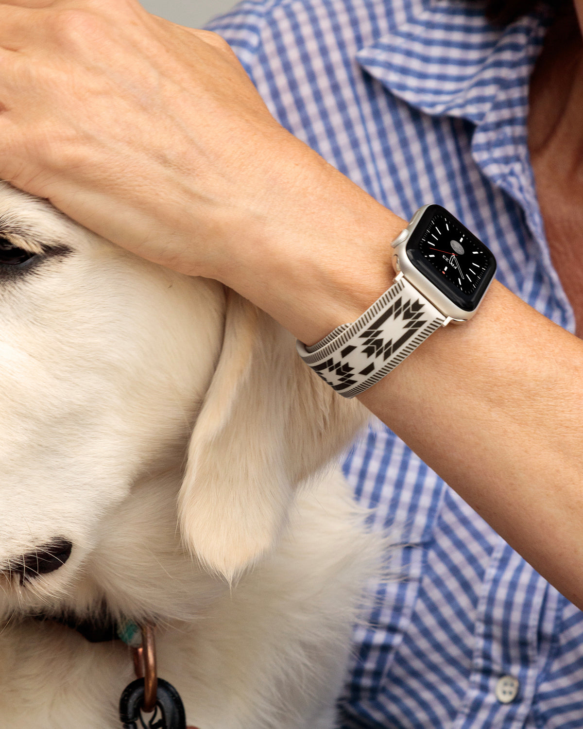 Wrangler® "Aztec Trail" Silicone Band For Apple Watch®