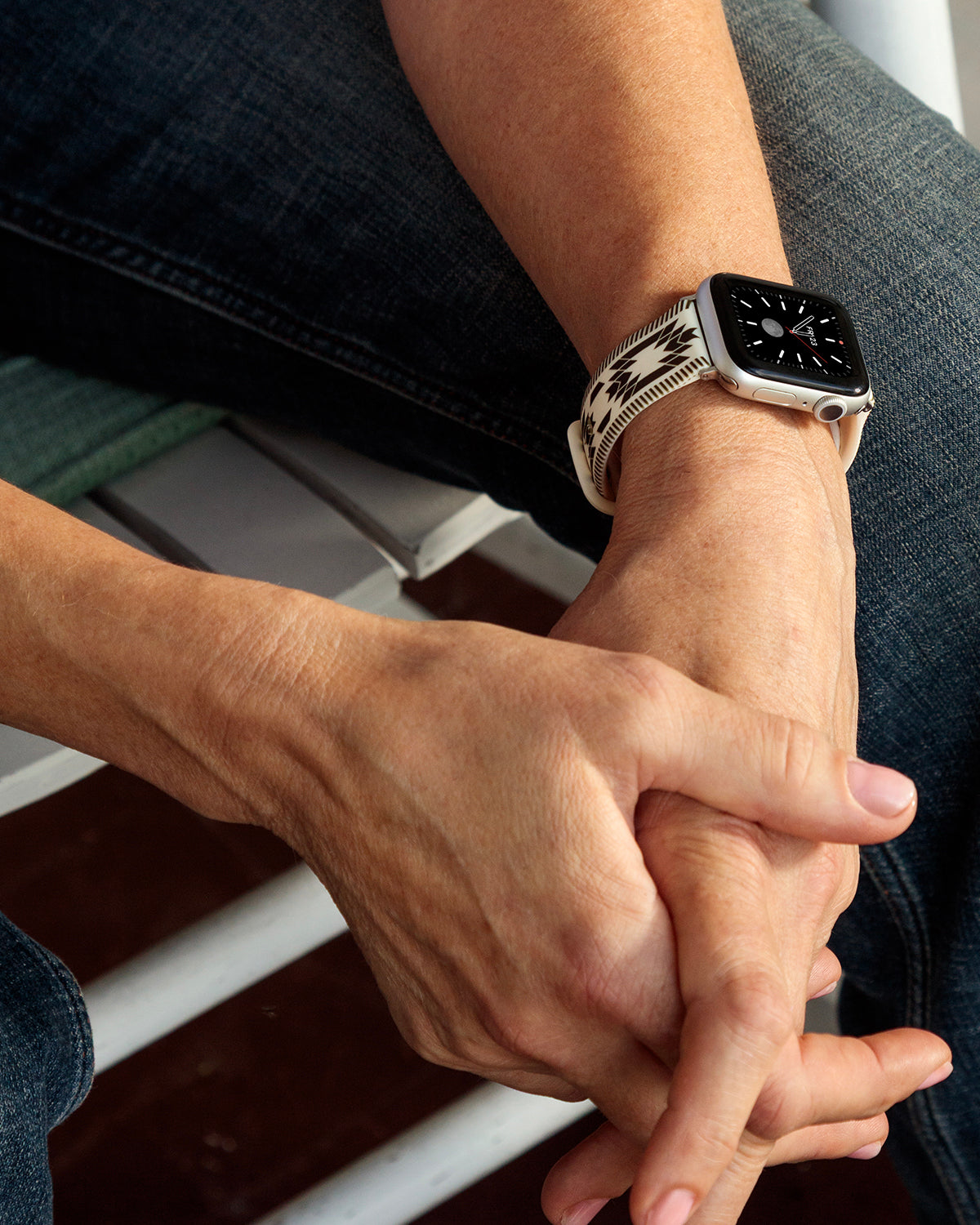 Wrangler® "Aztec Trail" Silicone Band For Apple Watch®
