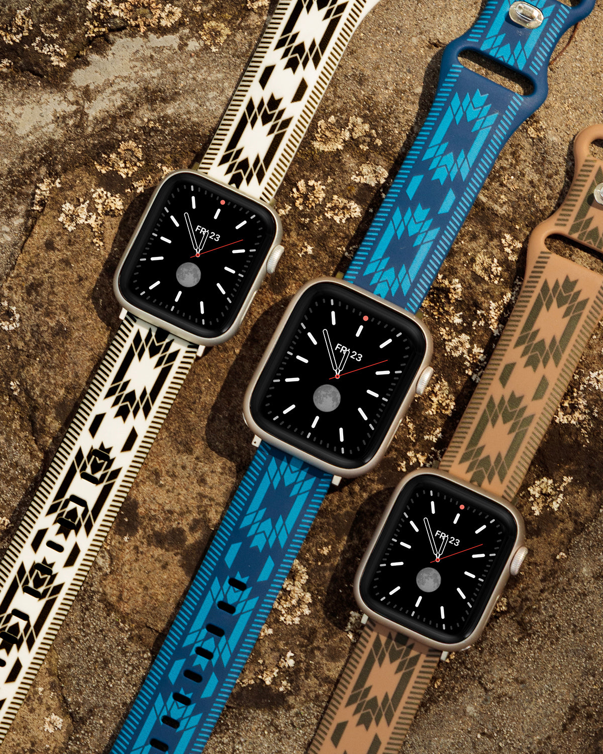 Wrangler® "Aztec Trail" Silicone Band For Apple Watch®