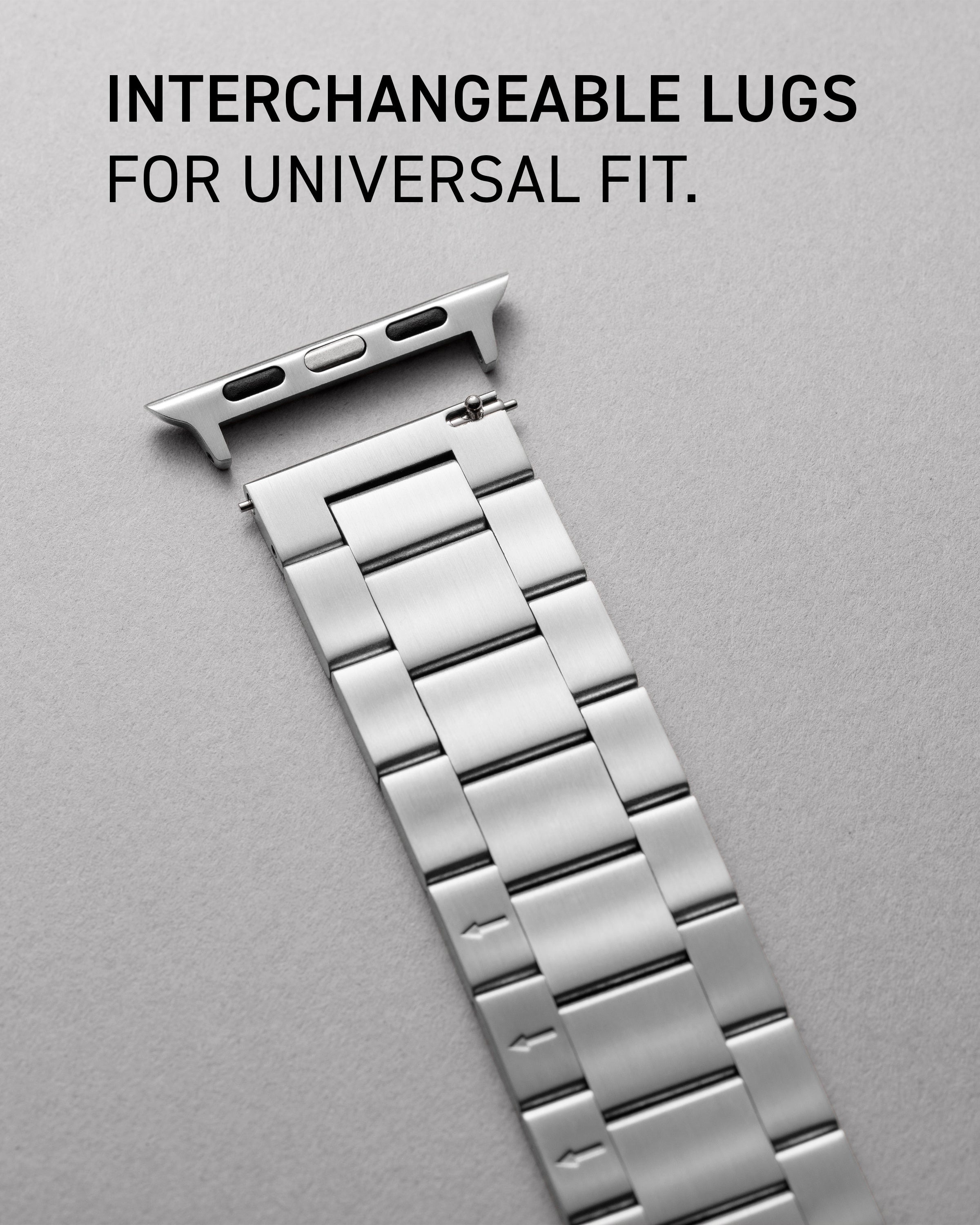 Solid Stainless Steel Bracelet for Apple Watch®