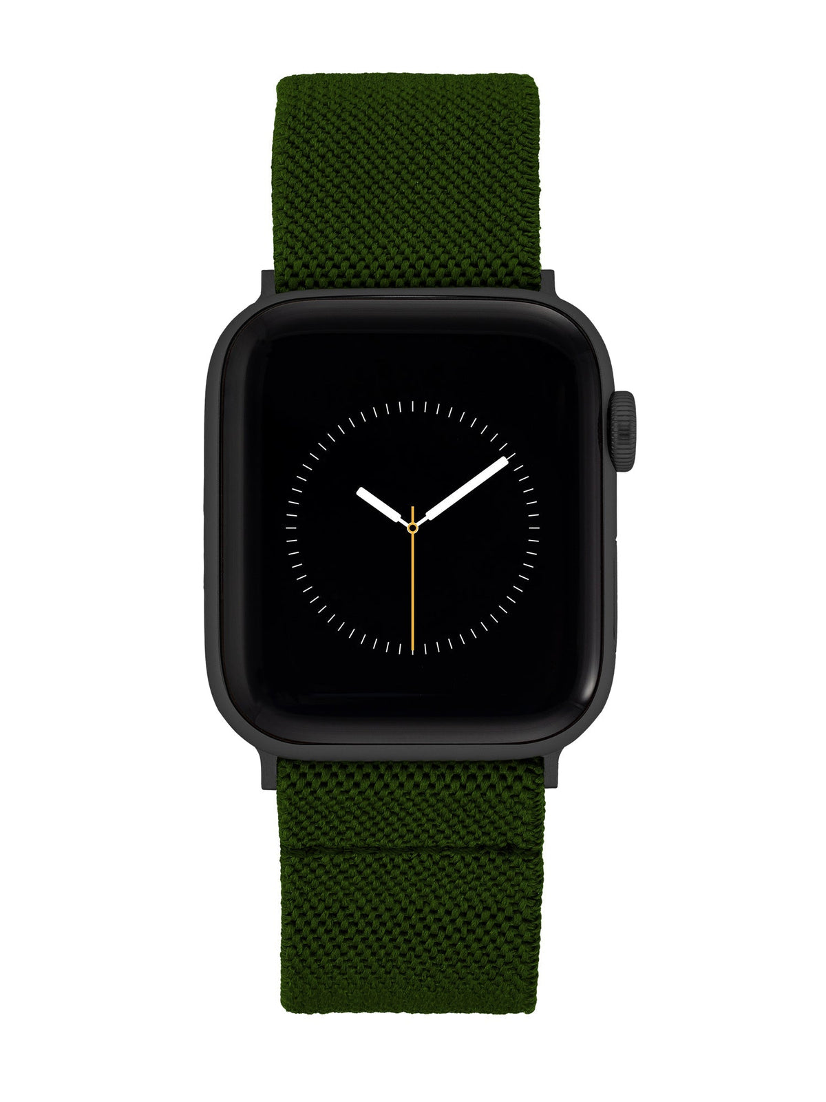 Apple Watch | Braided Nylon | Olive Green | Nato Strap Co  Apple Green Smartwatch with Woven Band display picture 1