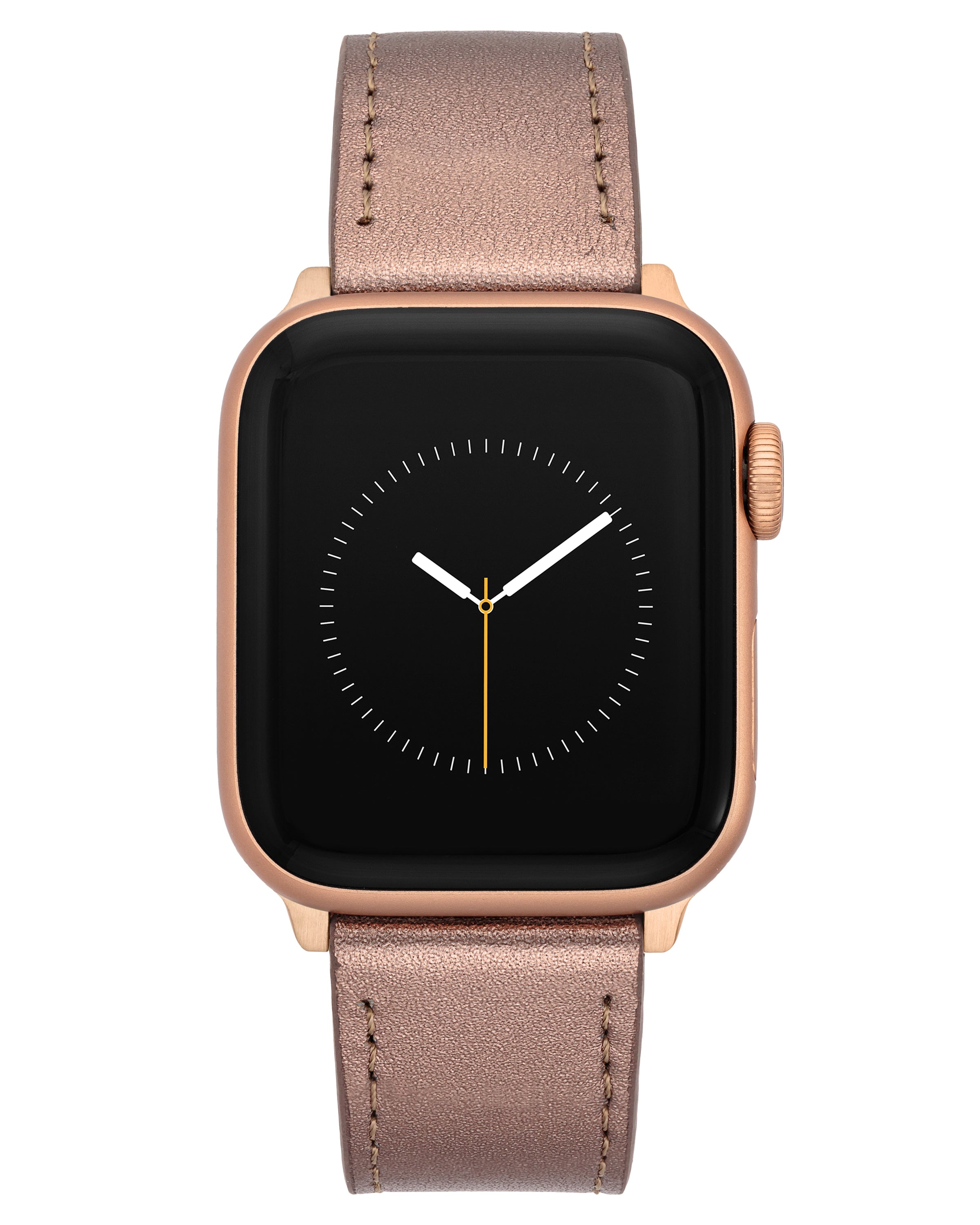 Metallic Leather Band for Apple Watch®
