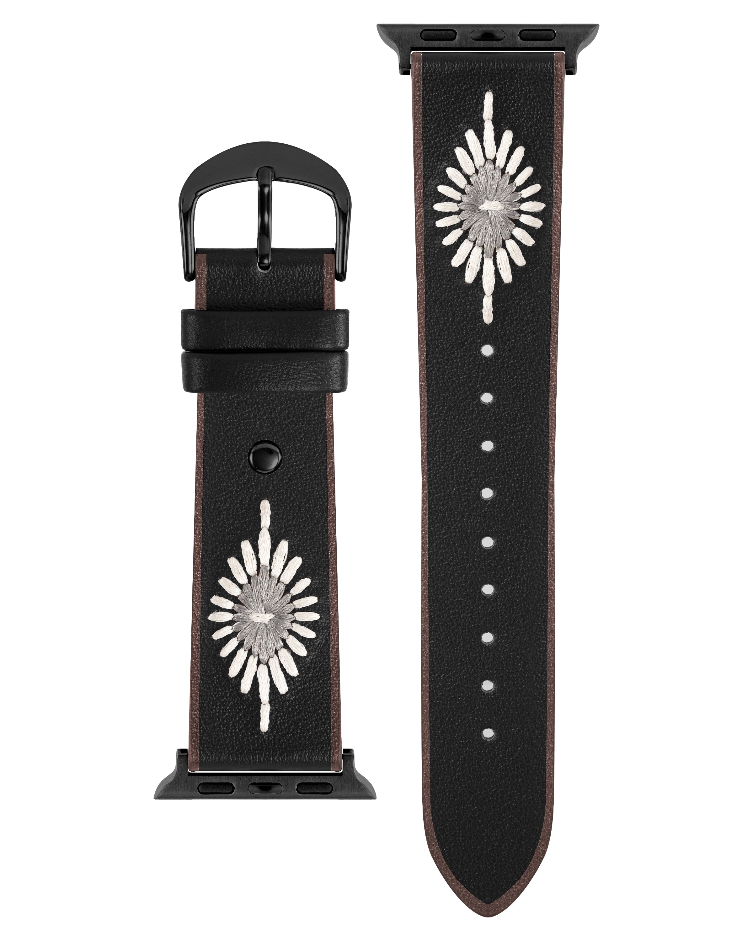 Wrangler® "Western Starburst" Leather Stitched Band for Apple Watch®