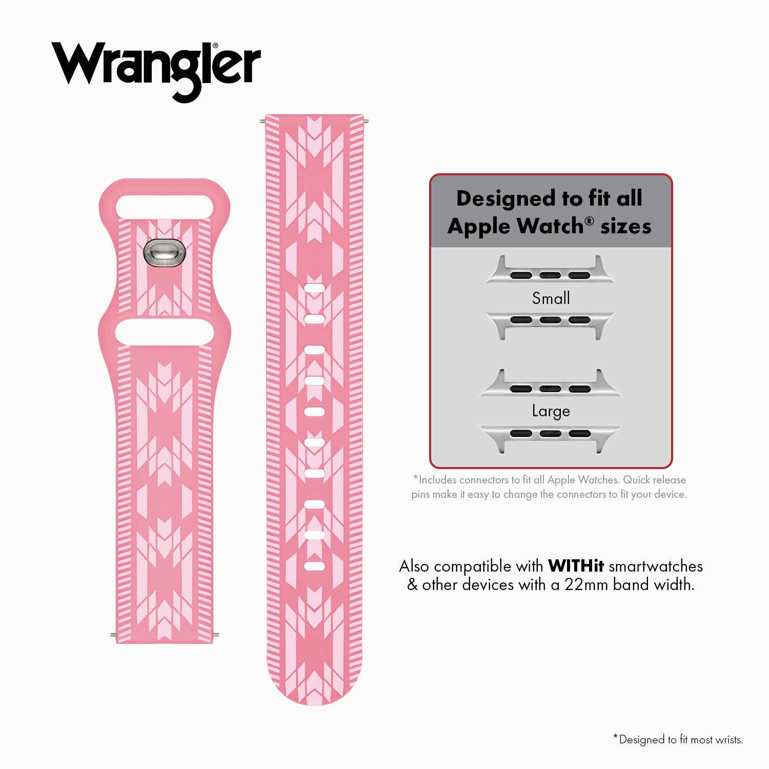 Wrangler® "Aztec Trail" Silicone Band For Apple Watch®