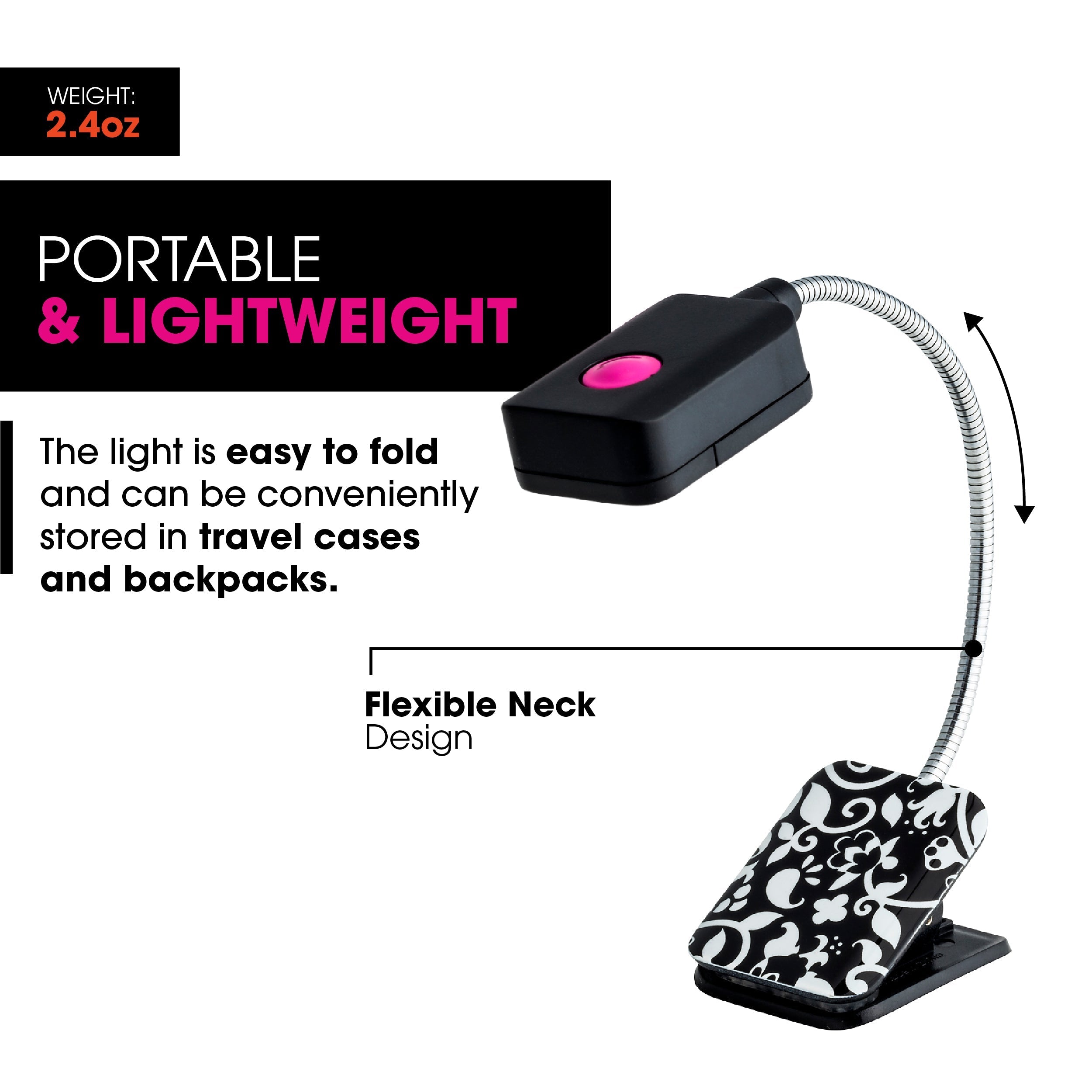 LED Book and Reading Light by French Bull