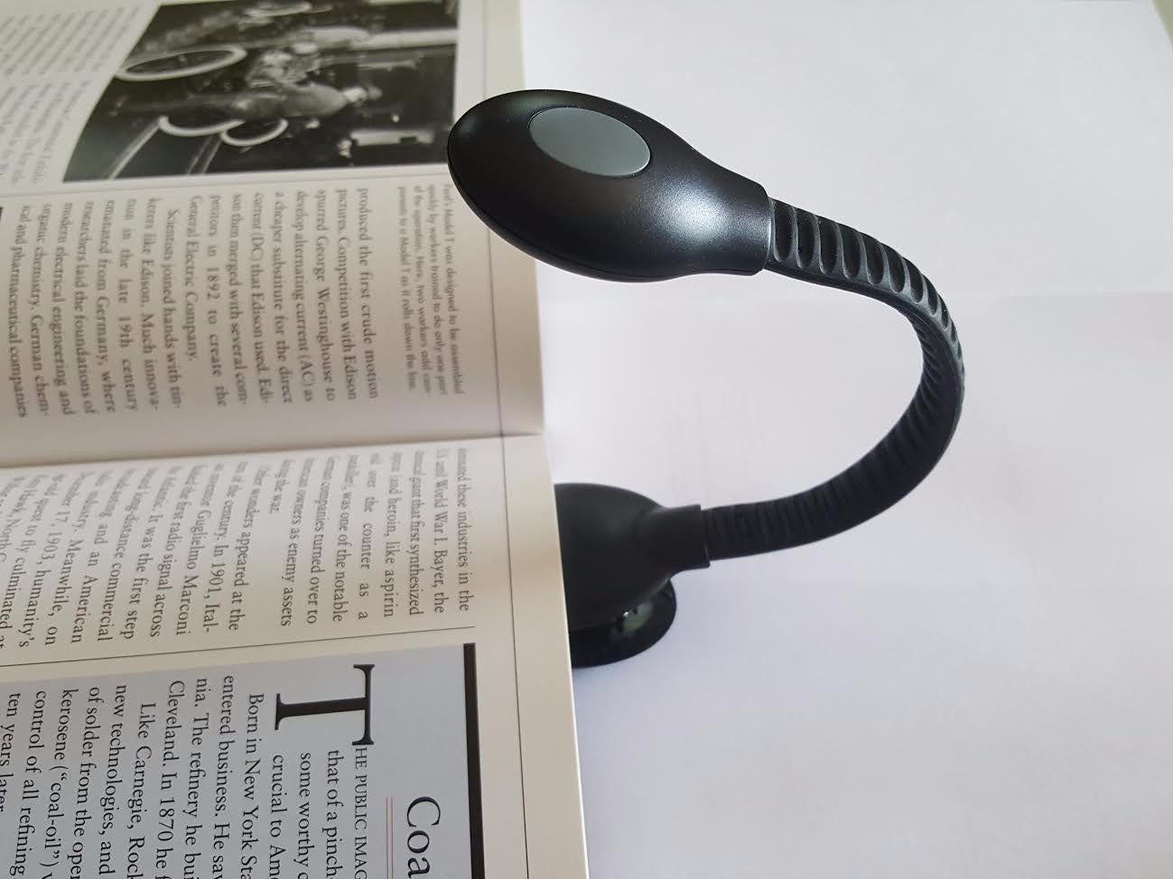 Charge LED Book Light Clip On