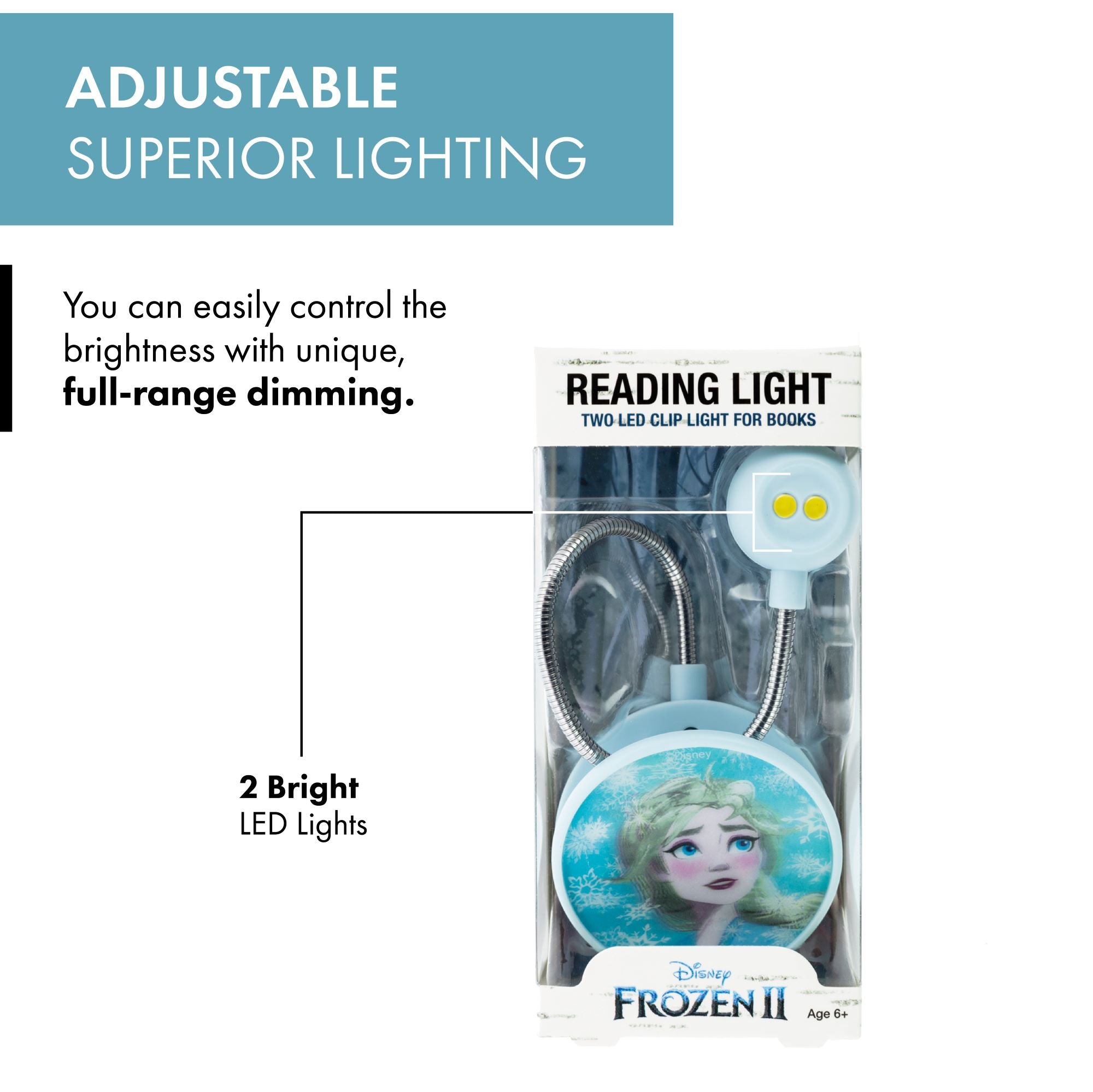 Disney Frozen 2 Disc LED Reading Light