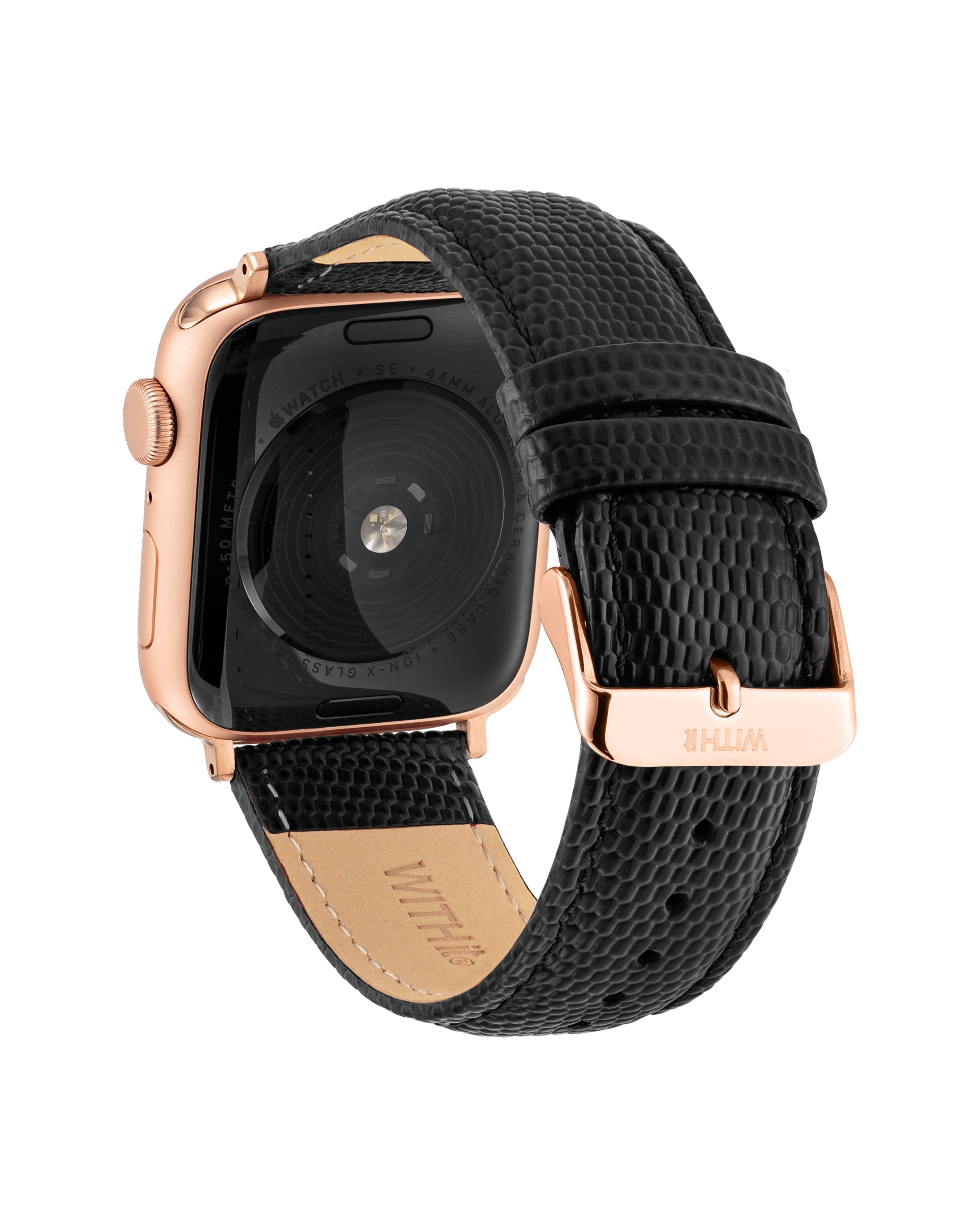 Lizard Grain Leather Band for Apple Watch®
