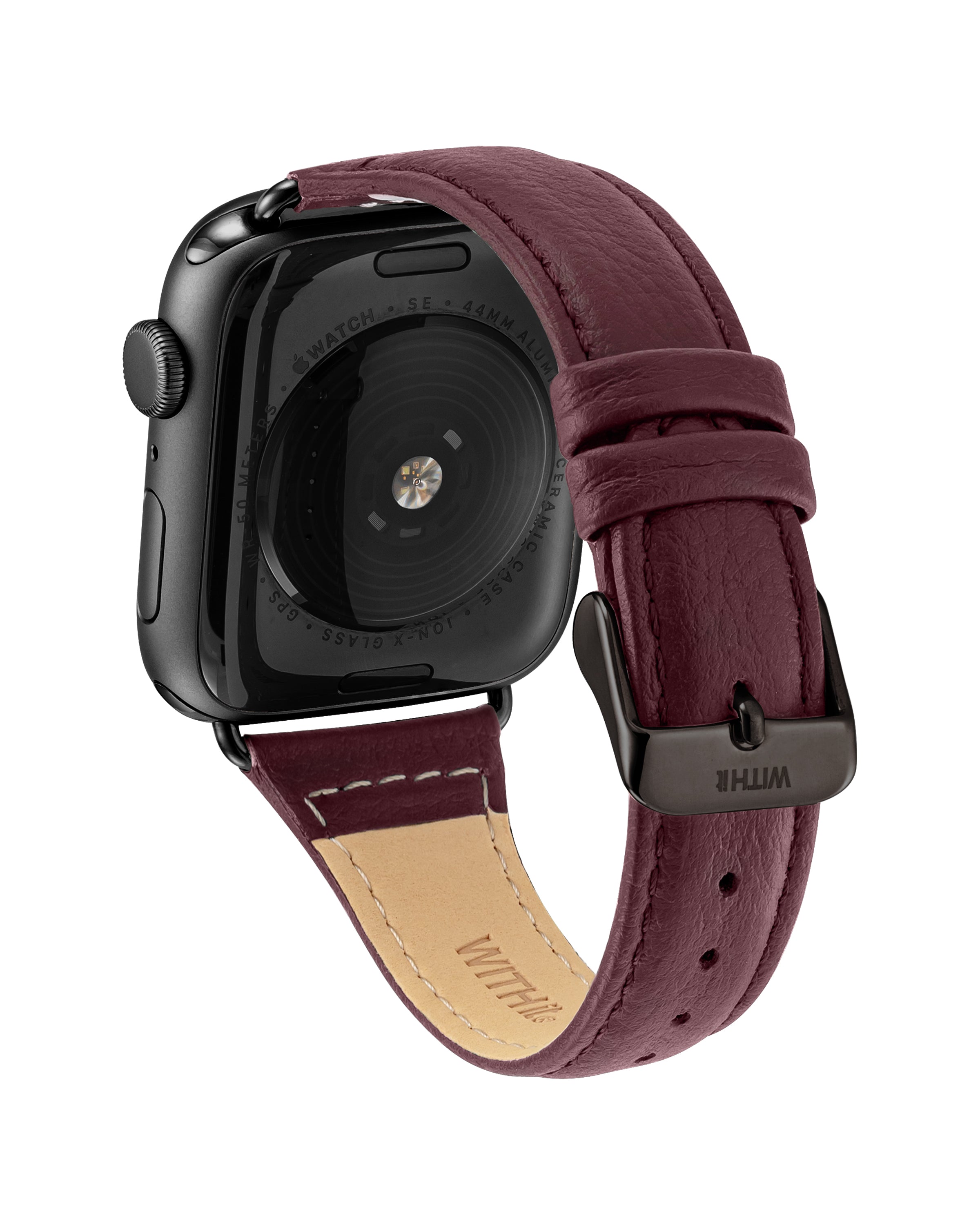 Pebble Grain Leather Band for Apple Watch®