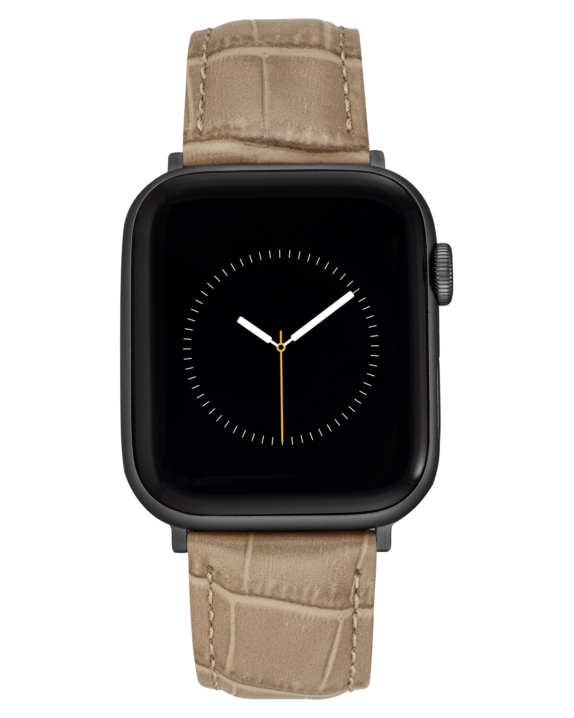 Croco Grain Leather Band for Apple Watch®